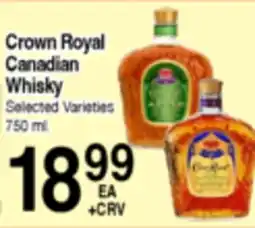 Superior Grocers Crown Royal Canadian Whisky offer