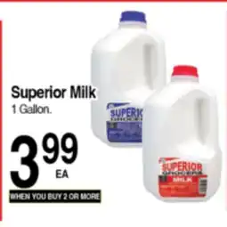 Superior Grocers Superior Milk offer
