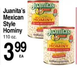 Superior Grocers Juanita's Mexican Style Hominy offer