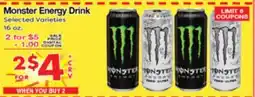 Superior Grocers Monster Energy Drink offer