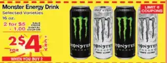 Superior Grocers Monster Energy Drink offer