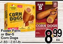 Superior Grocers Foster Farm or Bar-S Corn Dogs offer