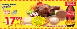 Superior Grocers Family Meal Chicken offer