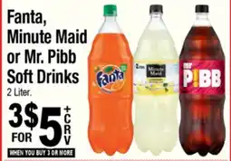 Superior Grocers Fanta, Minute Maid or Mr. Pibb Soft Drinks offer