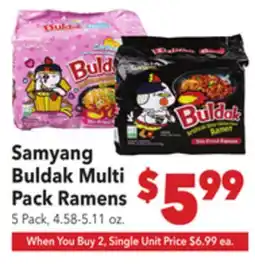 Vallarta Supermarkets Samyang Buldak Multi Pack Ramens offer