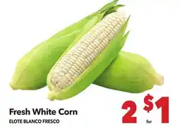 Vallarta Supermarkets Fresh White Corn/ELOTE BLANCO FRESCO offer