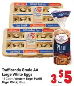 Vallarta Supermarkets Trafficanda Grade AA Large White Eggs offer