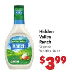 Vallarta Supermarkets Hidden Valley Ranch offer