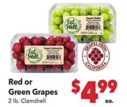 Vallarta Supermarkets Red or Green Grapes offer