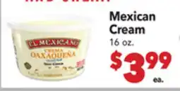 Vallarta Supermarkets Mexican Cream offer