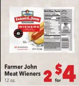 Vallarta Supermarkets Farmer John Meat Wieners offer