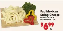 Vallarta Supermarkets Fud Mexican String Cheese / QUESO OAXACA DESHEBRADO FUD offer
