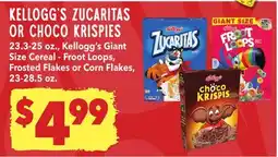Vallarta Supermarkets KELLOGG'S ZUCARITAS OR CHOCO KRISPIES offer