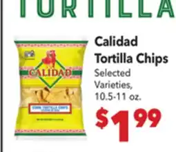 Vallarta Supermarkets Calidad Tortilla Chips offer