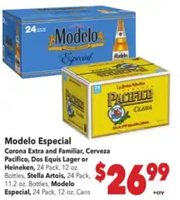 Vallarta Supermarkets Modelo Especial offer