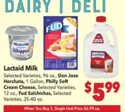 Vallarta Supermarkets Lactaid Milk offer