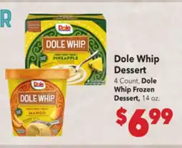 Vallarta Supermarkets Dole Whip Dessert offer