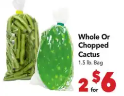 Vallarta Supermarkets Whole Or Chopped Cactus offer