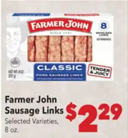 Vallarta Supermarkets Farmer John Sausage Links offer