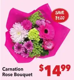 Vallarta Supermarkets Carnation Rose Bouquet offer