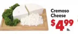 Vallarta Supermarkets Cremoso Cheese offer
