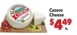 Vallarta Supermarkets Casero Cheese offer