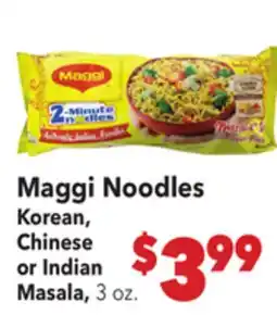 Vallarta Supermarkets Maggi Noodles offer