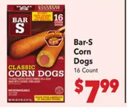Vallarta Supermarkets Bar-S Corn Dogs offer