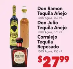 Vallarta Supermarkets Don Ramon Tequila Añejo offer