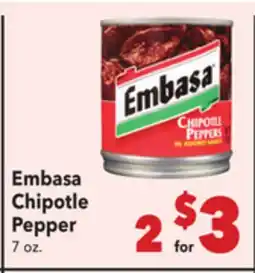 Vallarta Supermarkets Embasa Chipotle Pepper offer
