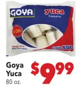 Vallarta Supermarkets Goya Yuca offer
