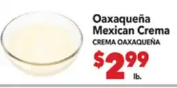 Vallarta Supermarkets Oaxaqueña Mexican Crema / CREMA OAXAQUEÑA offer