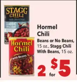 Vallarta Supermarkets Hormel Chili offer