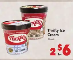 Vallarta Supermarkets Thrifty Ice Cream offer