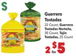 Vallarta Supermarkets Guerrero Tostadas offer