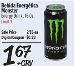 El Super Bebida Energética Monster offer