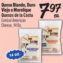 El Super Queso Blando, Duro Viejo o Morolique Quesos de la Costa offer