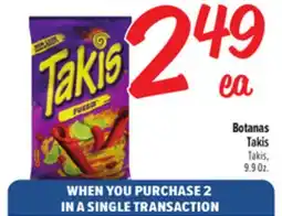 El Super Botanas Takis offer