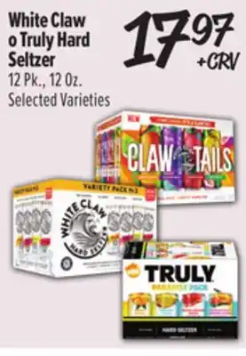El Super White Claw o Truly Hard Seltzer offer