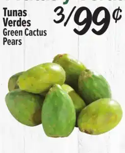 El Super Tunas Verde / Green Cactus Pears offer