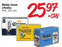 El Super Modelo, Corona o Pacífico offer