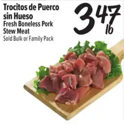 El Super Trocitos de Puerco sin Hueso / Fresh Boneless Pork Stew Meat offer
