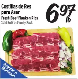 El Super Costillas de Res para Asar / Fresh Beef Flanken Ribs offer