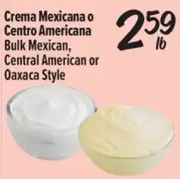 El Super Crema Mexicana o Centro Americana / Bulk Mexican, Central American or Oaxaca Style offer