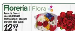 El Super American Spirit Bouquet or Dozen Rose Bunch offer