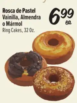 El Super Rosca de Pastel Vainilla, Almendra o Mármol offer