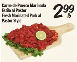El Super Carne de Puerto Marinada Estilo al Pastor / Fresh Marinated Pork alPastor Style offer