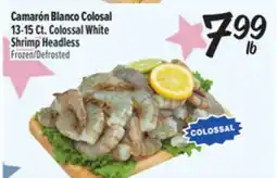 El Super Camarón Blanco Blanco / Colossal White Shrimp Headless offer