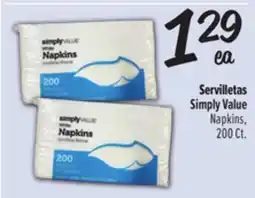 El Super Servilletas Simply Value offer