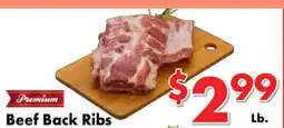 Valley Marketplace Beef Back Ribs offer
